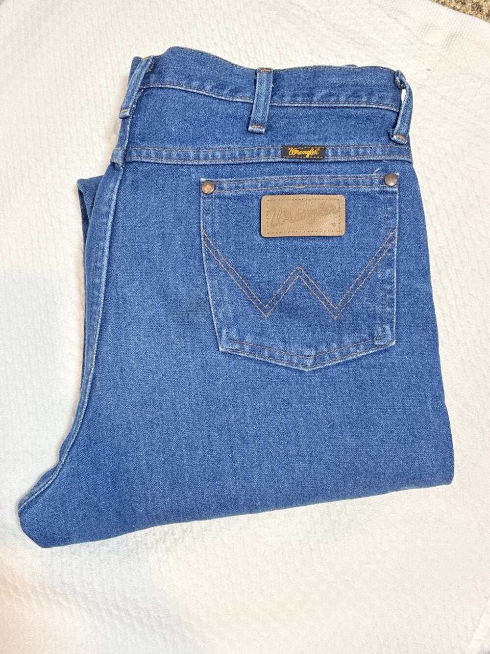 Wrangler 936PWD Cowboy Cut Slim Fit Jeans Men’s 34x36 Prewashed Indigo